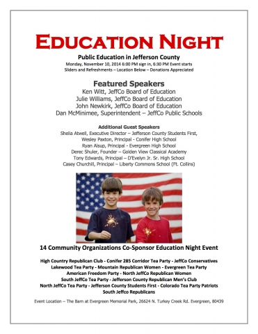 11.10.2014 ETP Education night event flyer