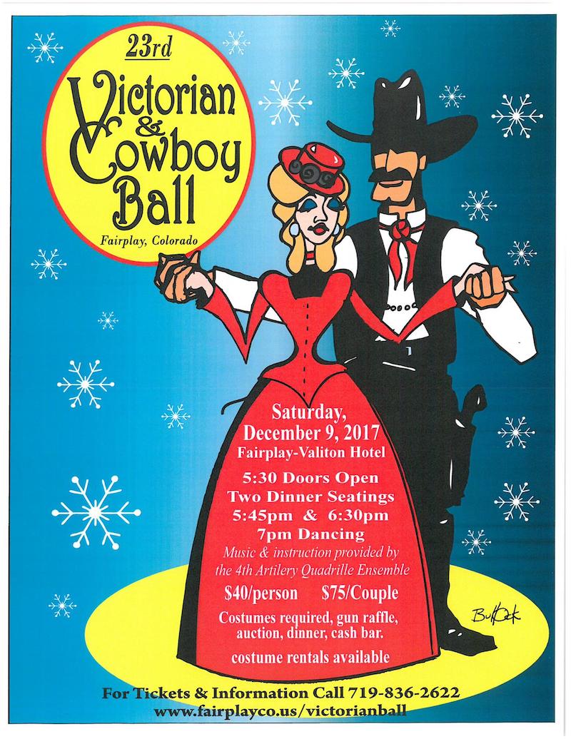 23rd Annual Victorian Cowboy Ball Fairplay CO