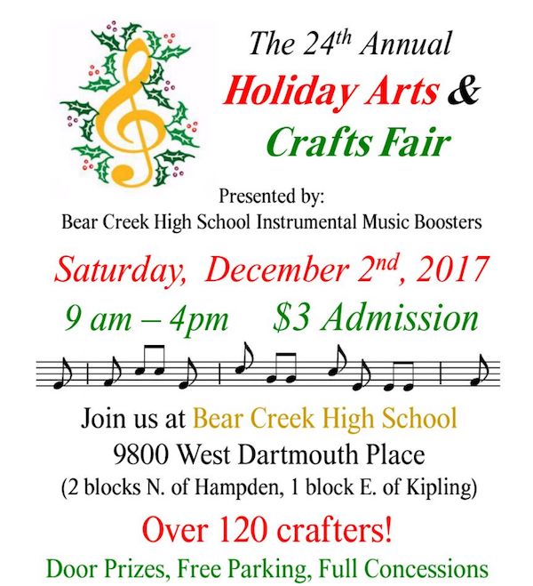 24th Annual Bear Creek Holiday Arts Crafts Show 2017