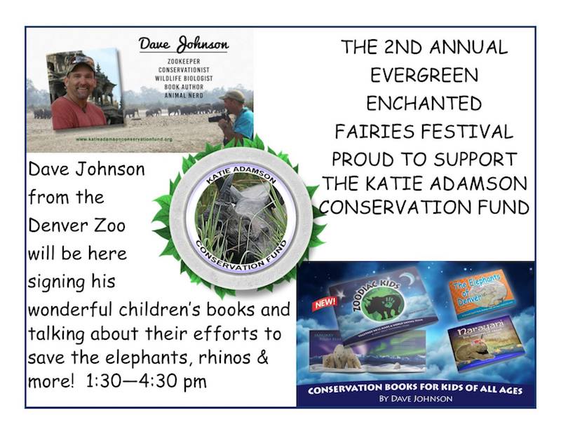 2nd Annual Evergreen Enchanted Fairies Festival Denver Zoo Dave Johnson book signing