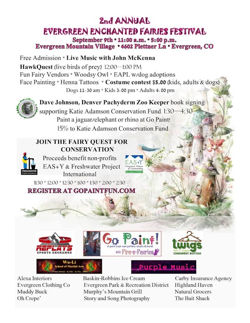 2nd Annual Evergreen Enchanted Fairies Festival 2018