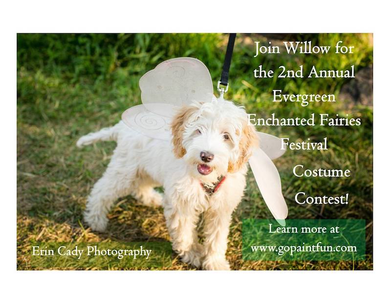 2nd Annual Evergreen Enchanted Fairies Festival Dog Costume Contest