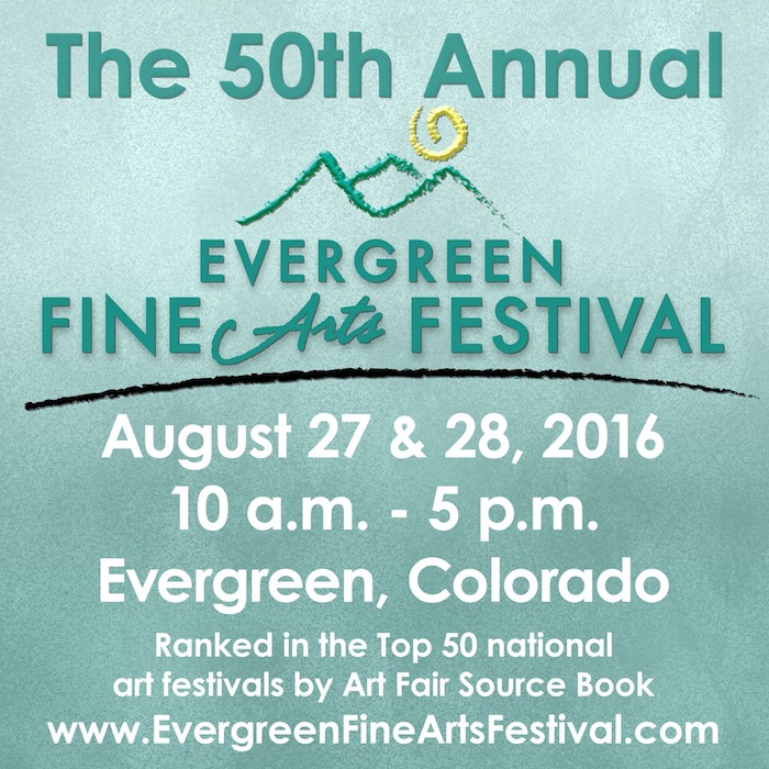 50th annual evergreen fine arts festival august 2016