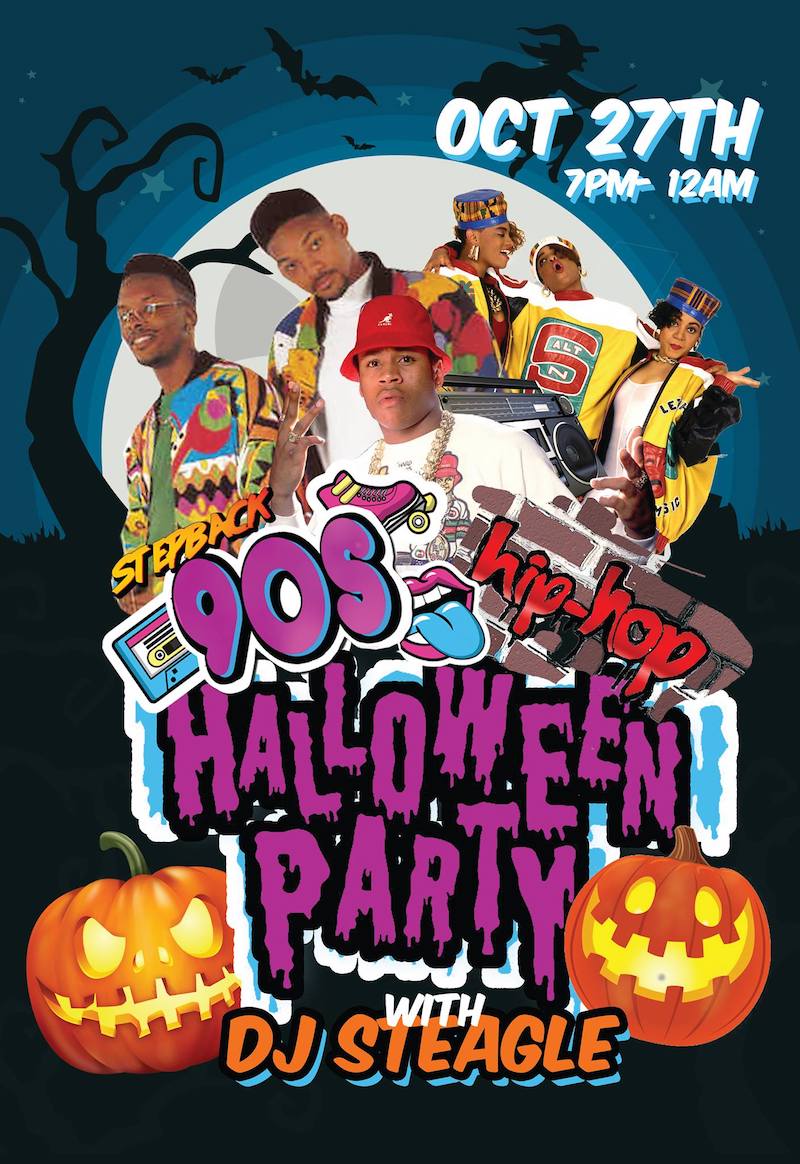 90s Hip Hop Halloween Party Snowpack Taproom
