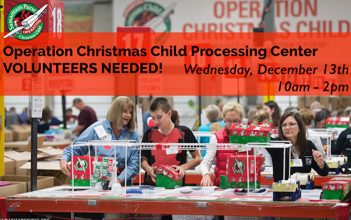 Ascent Church Operation Christmas Child Processing Center