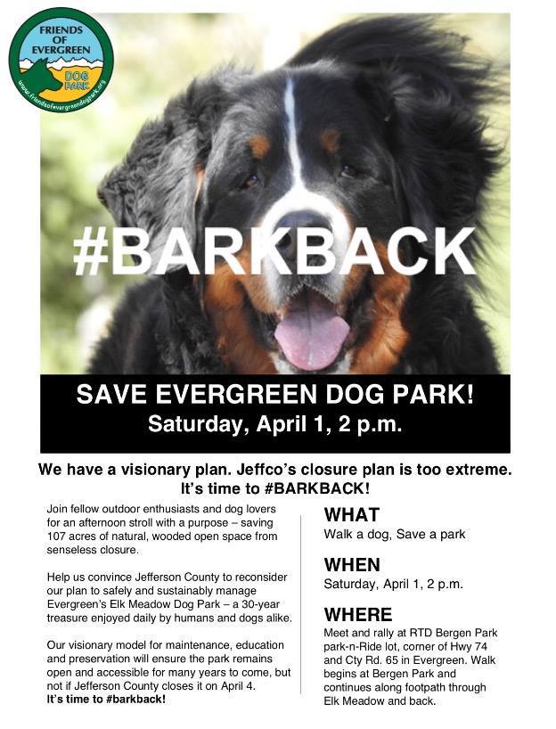 BarkBack Save Evergreen Dog Park