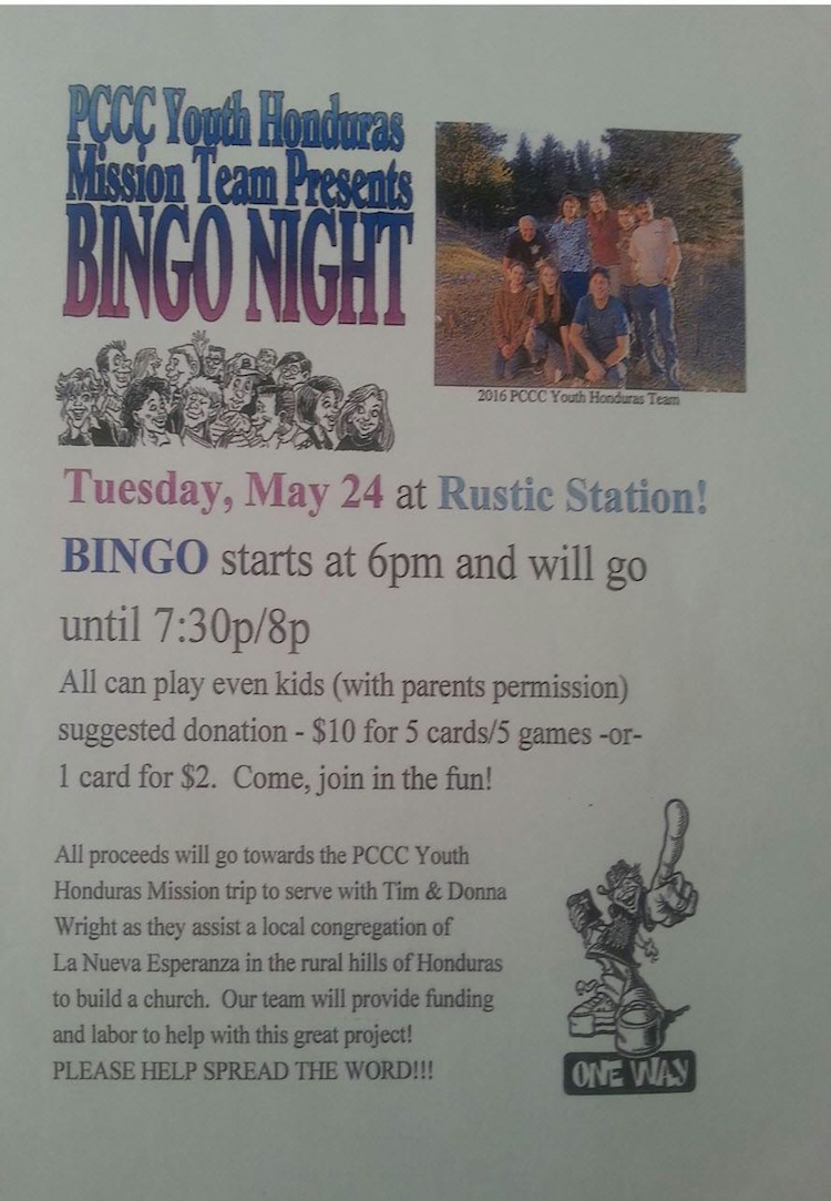 Binog Night Rustic Station Platte Canyon Community Church Youth Fundraiser