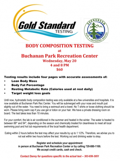 Body Composition Testing at EPRD health wellness family