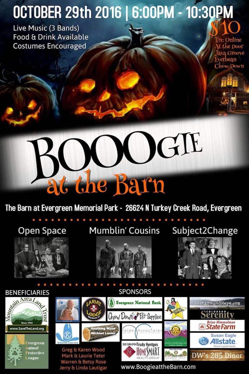 Boogie at the Barn October 2016