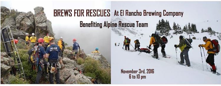 Brews for Alpine Rescue Team