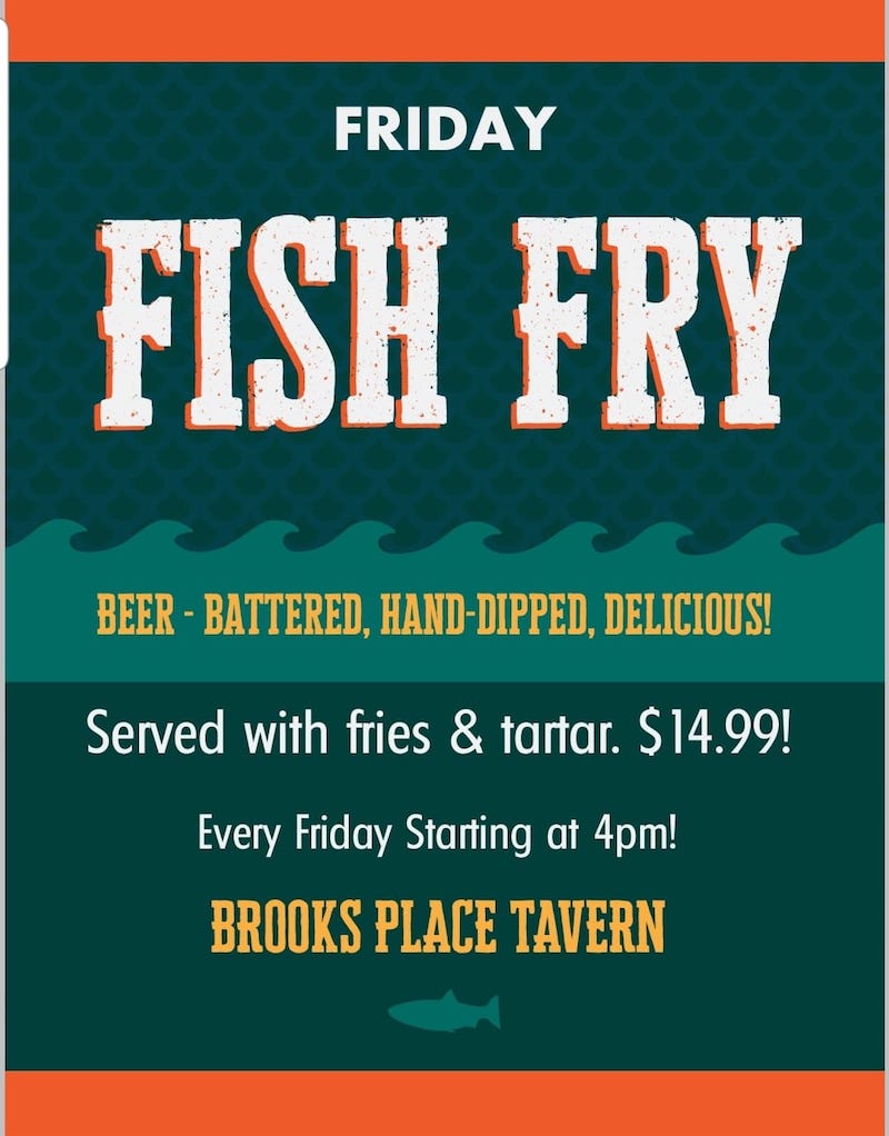 Brooks Place Tavern Fish Fry