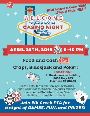 Casino Night Elk Creek Elementary