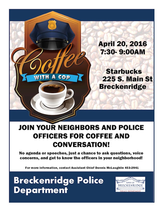 Coffee with a Cop Breckenridge Police Department
