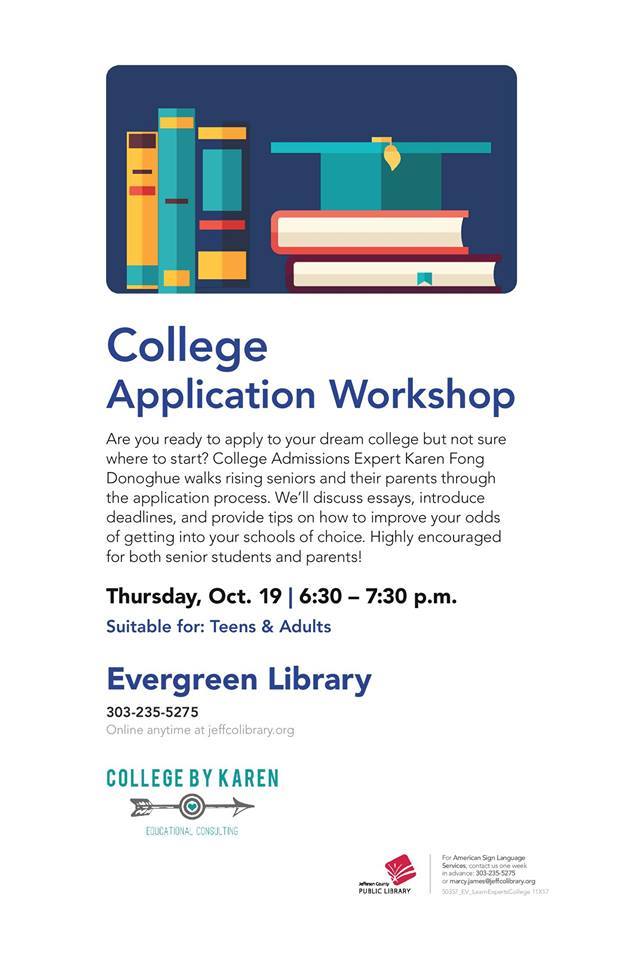 College Application Workshop Fall 2017