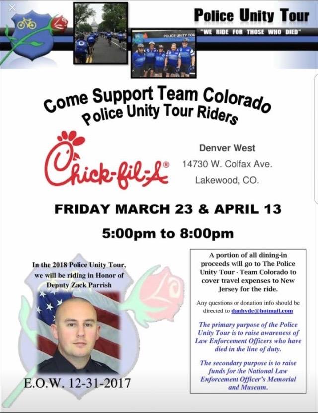 Colorado Police Unity Tour Fundraiser
