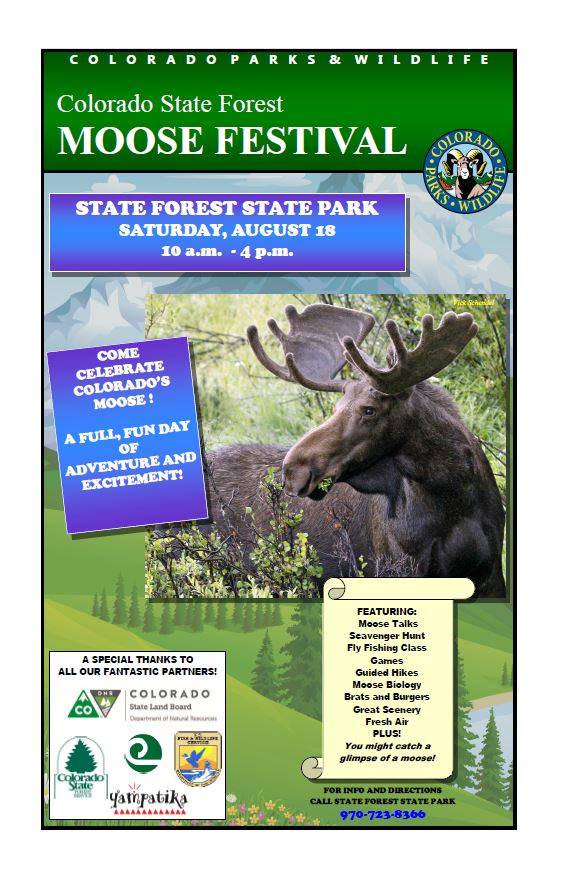 Colorado State Park Moose Festival 2018
