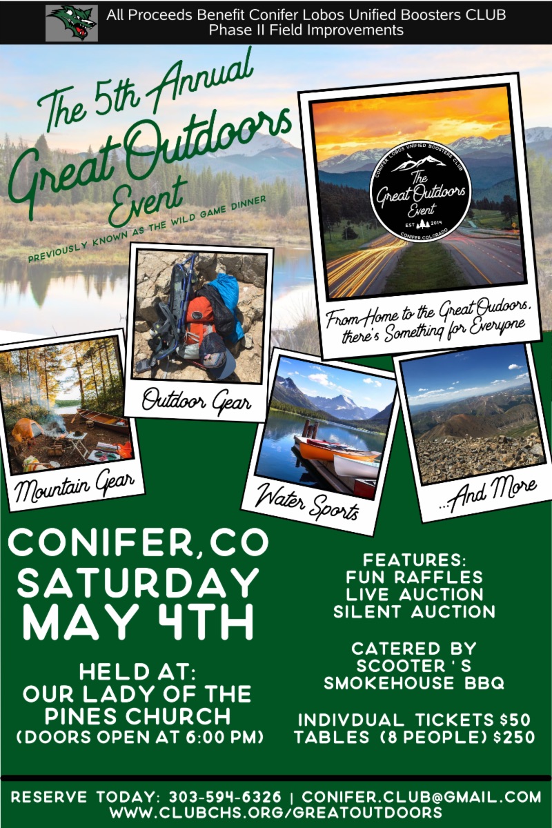 Conifer CLUB 5th Annual Great Outdoors Event