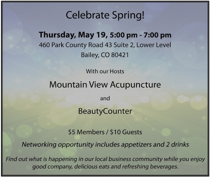 Conifer Chamber After Hours Mixer May 2016 Mountain View Accupuncture