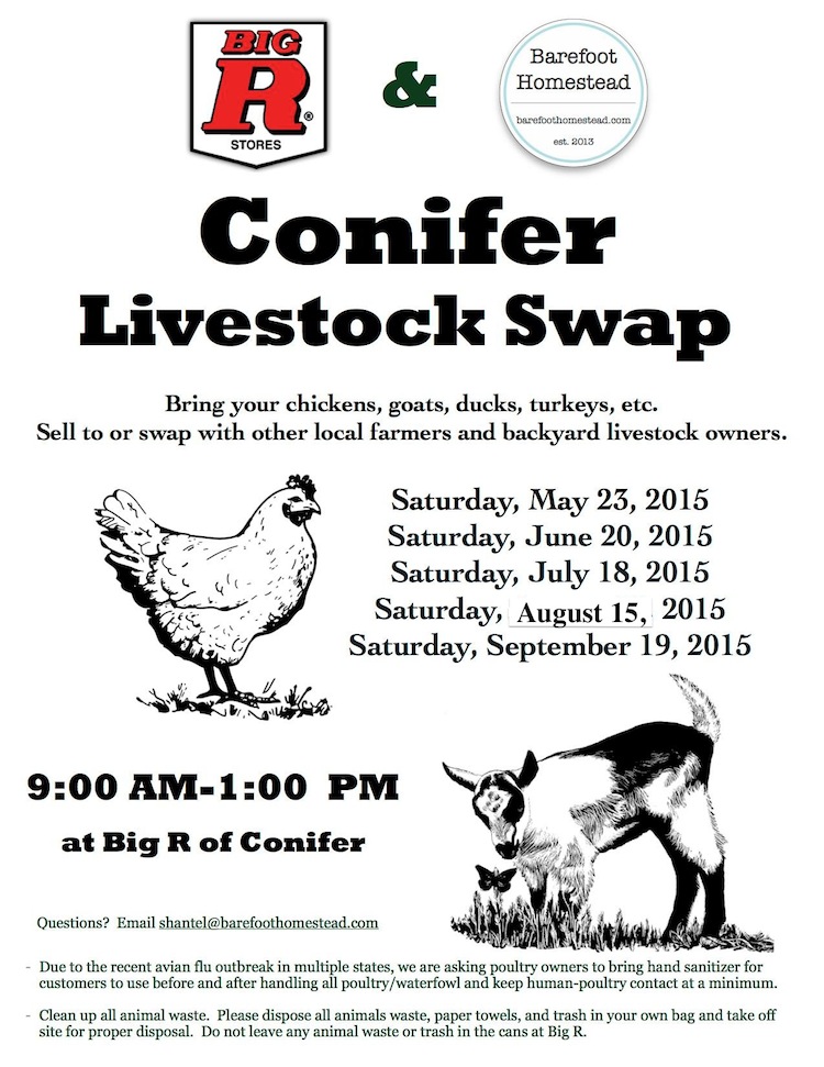 Conifer Colorado Livestock Swap