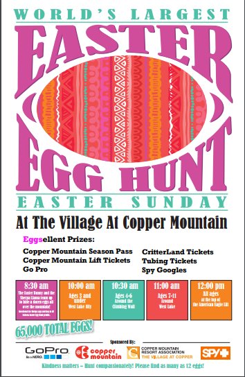 Copper Mountain Easter Egg Hunt