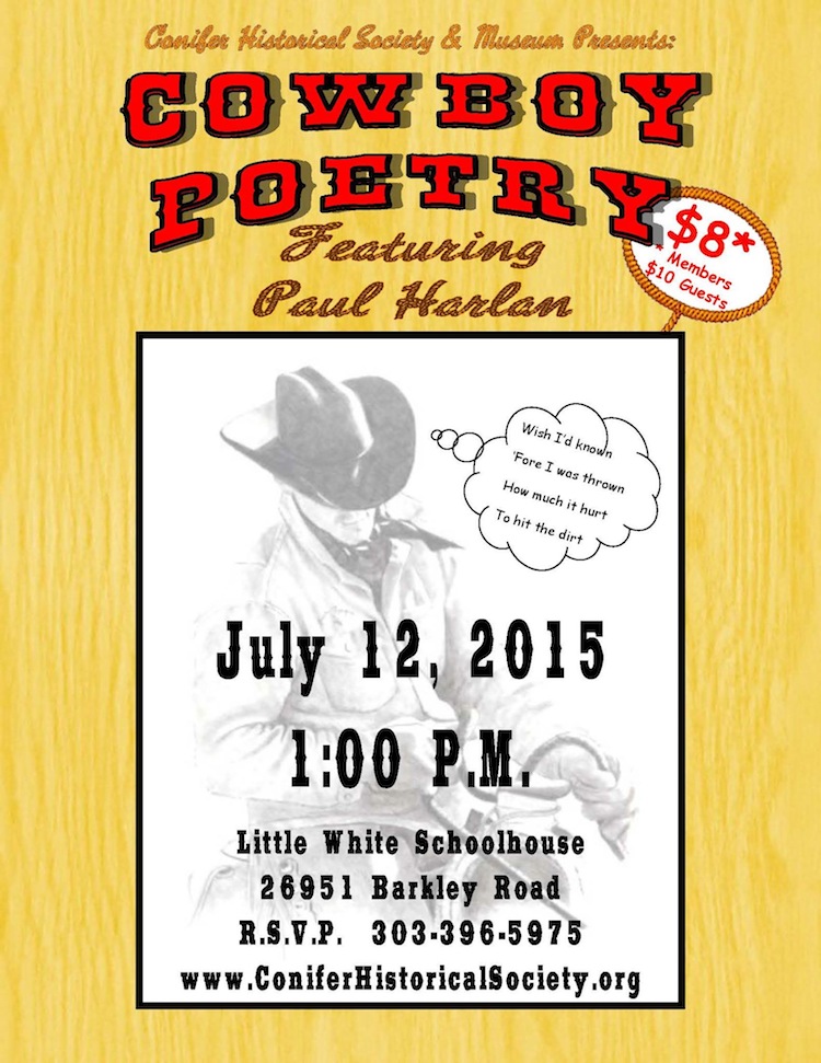 Conifer Historical Society and Museum of Colorado Cowboy Poetry