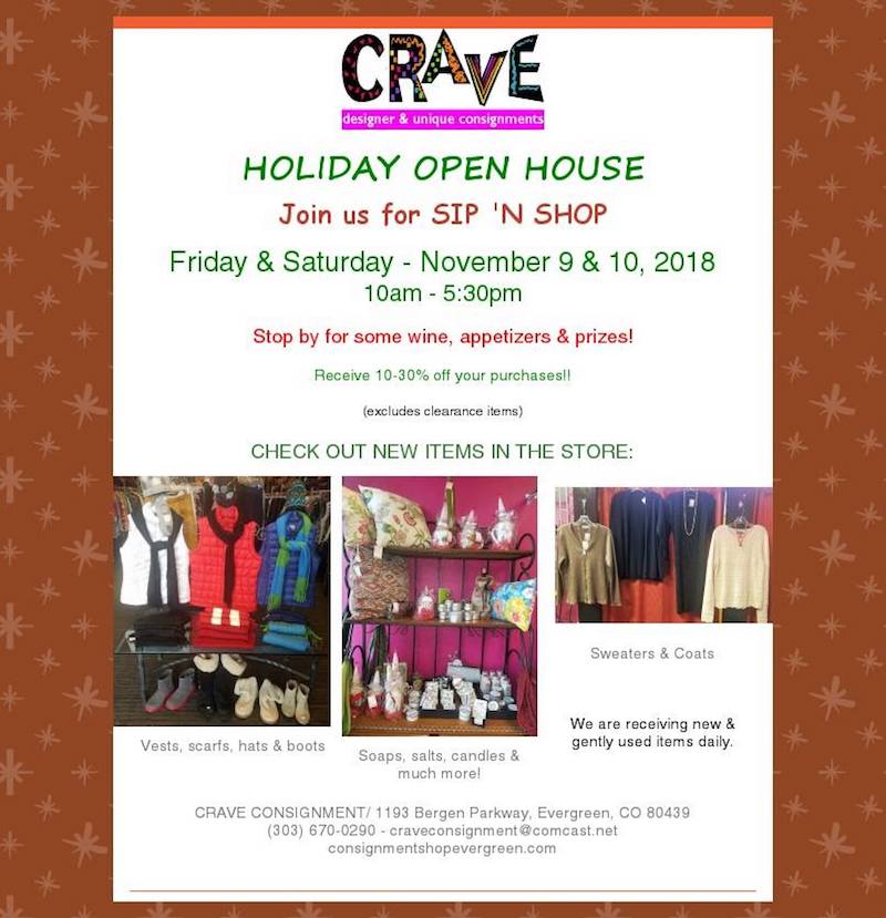 Crave Consignment Holiday Open House 2018