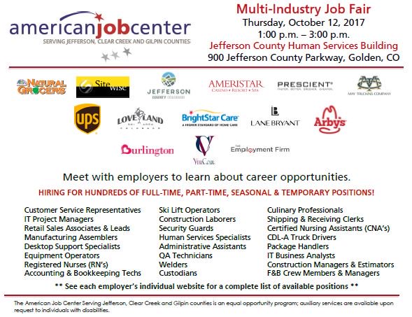 Jeffco Multi Industry Job Fair