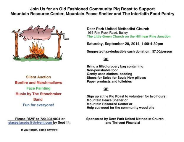 Deer Park United Methodist Church Pig Roast