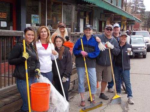 Downtown Evergreen Spring 2018 Clean Up