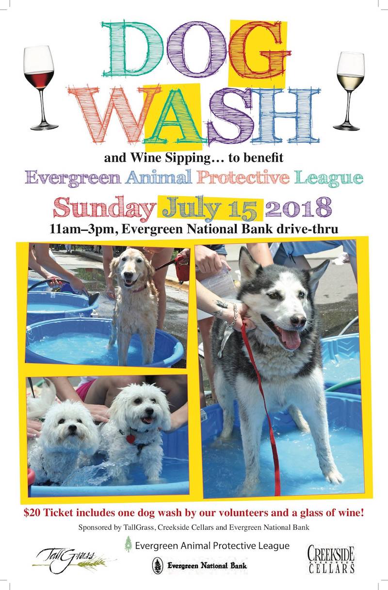 EAPL Annual Dog Wash and Wine Sipping July 2018