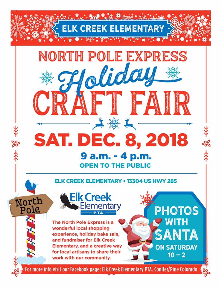 Elk Creek Elementary North Pole Express Holiday Craft Fair 2018