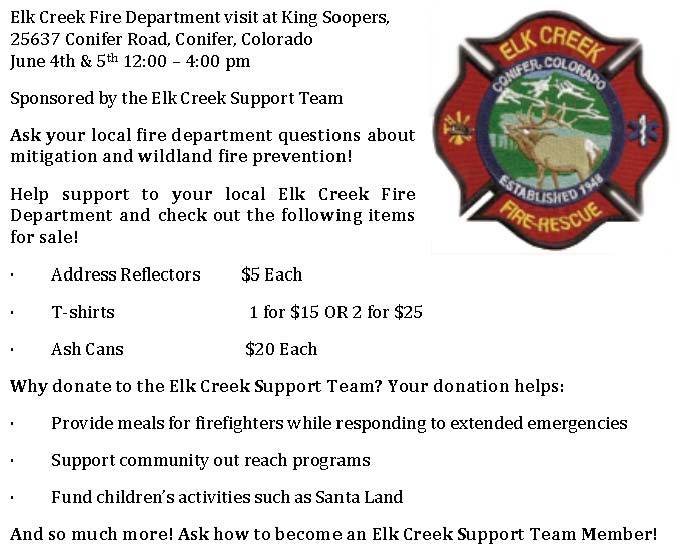 Elk Creek Fire Department Support Team