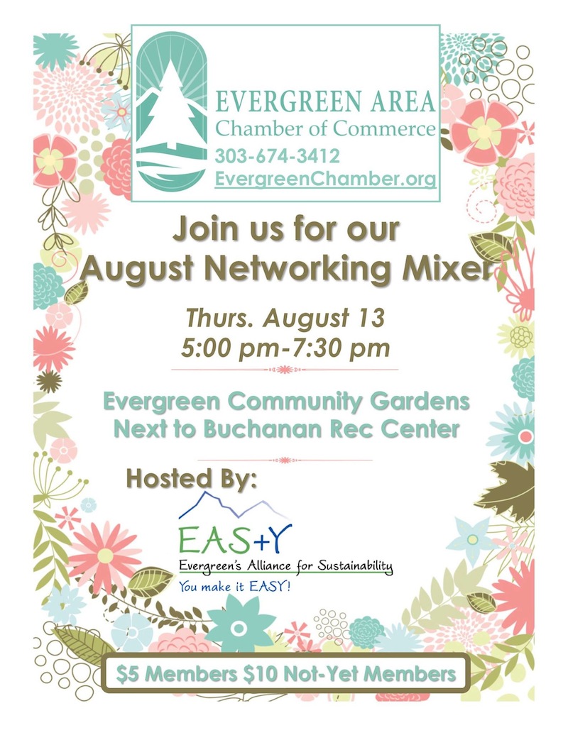 EvergreenChamber August Networking Mixer