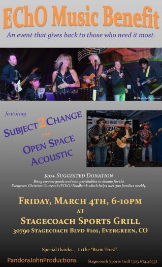 Evergreen Christian Outreach Music Benefit Subject 2 Change March 2016