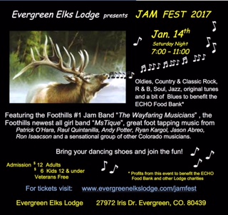 Evergreen Elks Lodge Jamfest 2017