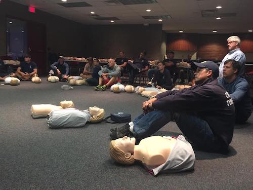 Evergreen Fire Rescue CPR AED class