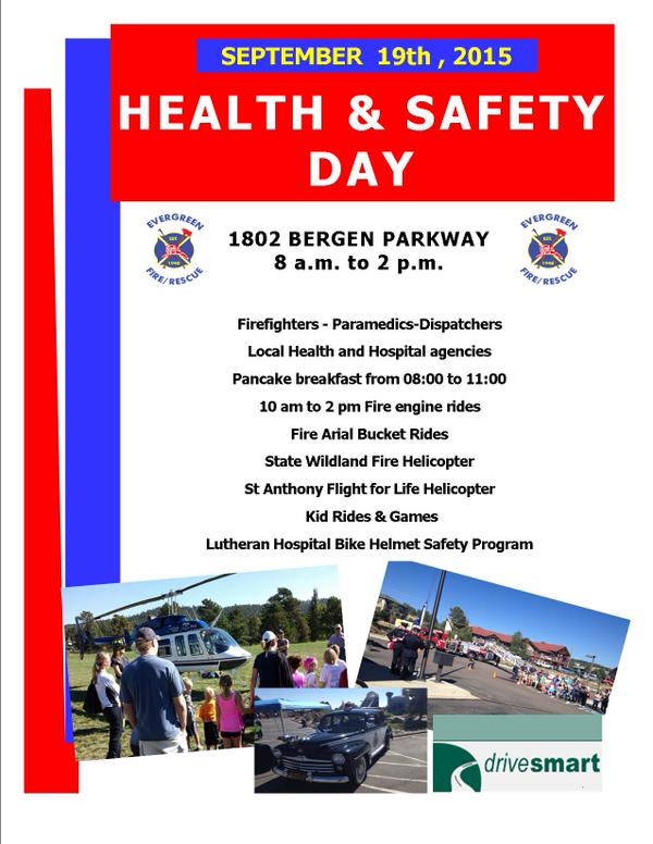 Evergreen Fire Rescue Health and Safety Day