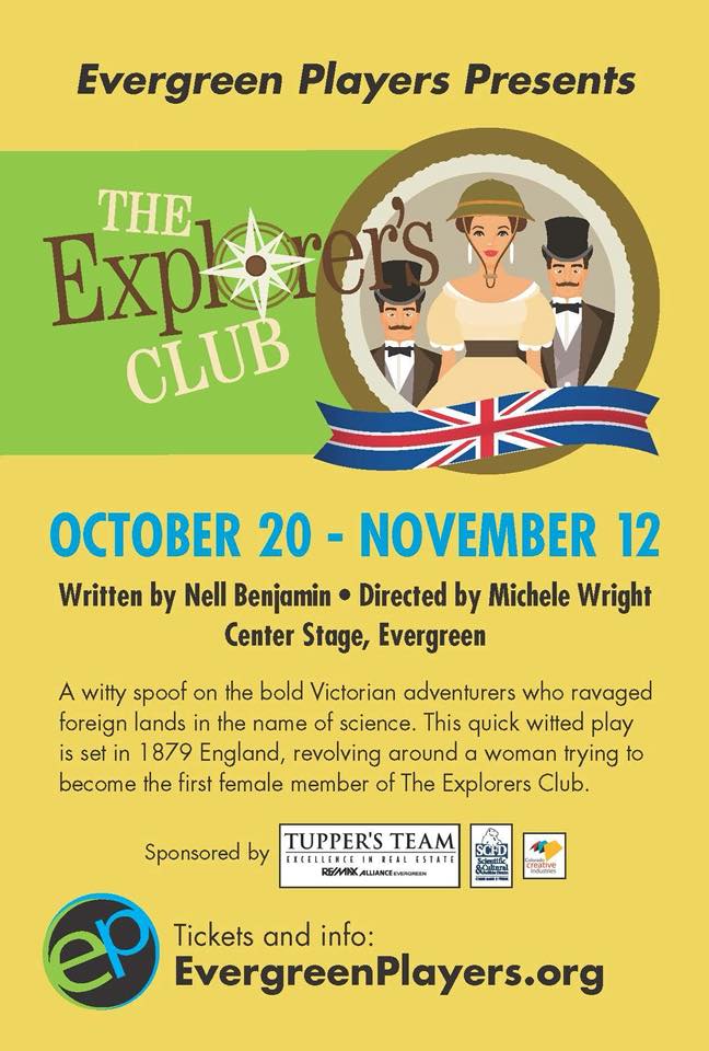 Evergreen Players presents The Explorers Club