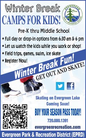 Evergreen Recreation Winter Break Camps for Kids