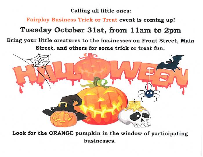 Fairplay Business Trick or Treat 2017