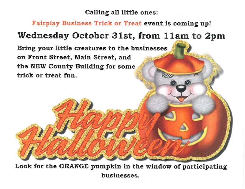 Fairplay Business Trick or Treat 2018