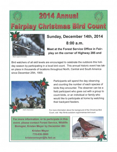 Fairplay Christmas Bird Count