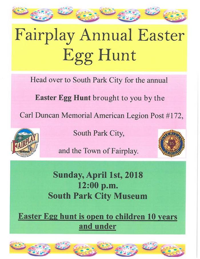 Fairplay Easter Egg Hunt 2018