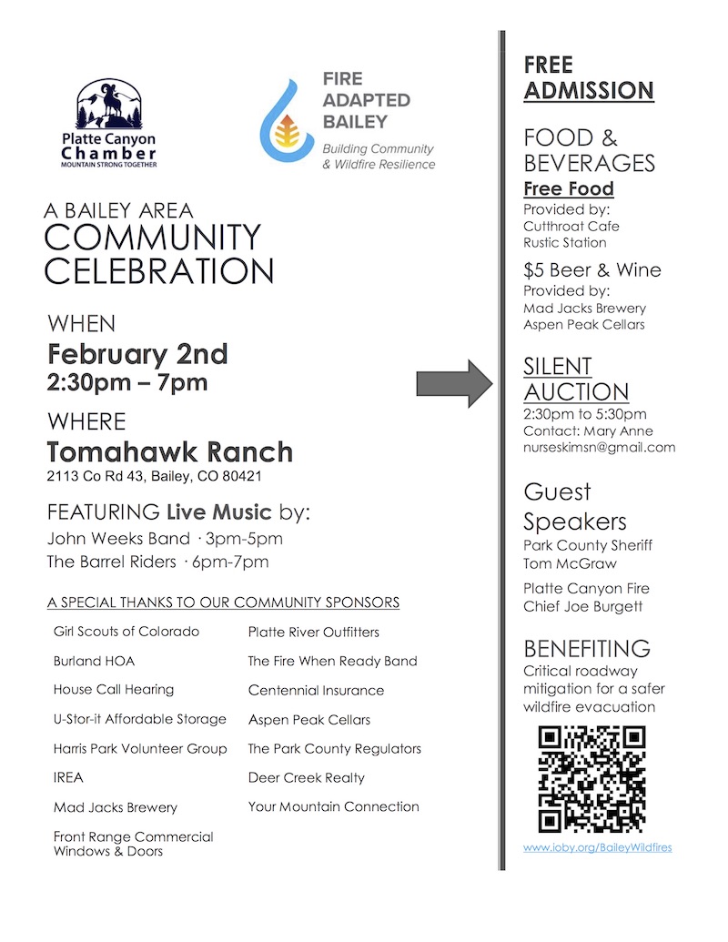 Feb 2 Bailey Community Celebration Flyer