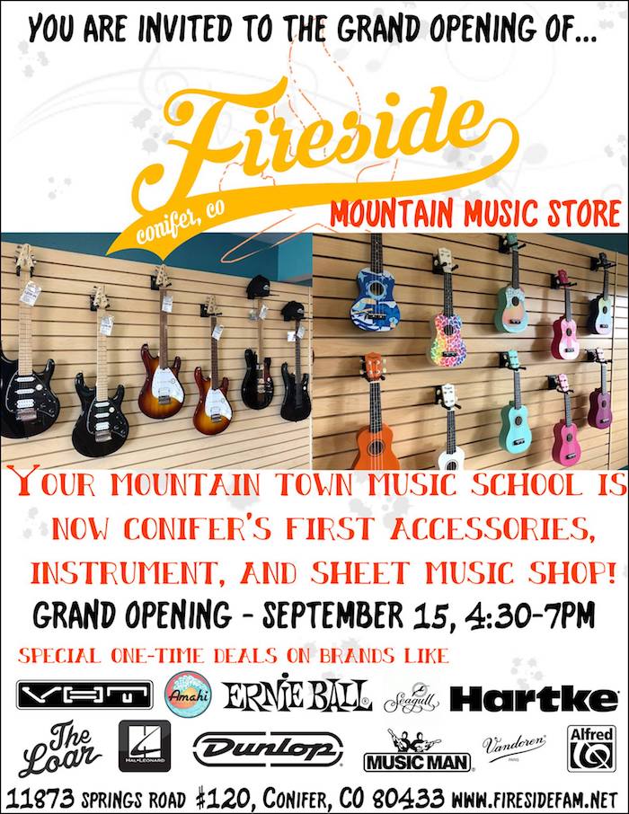 Fireside Mountain Music Store Grand Opening