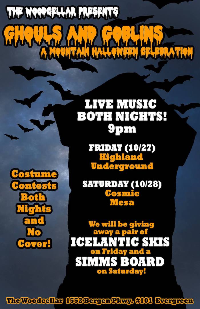 Ghouls and Goblins Halloween The Woodcellar Evergreen