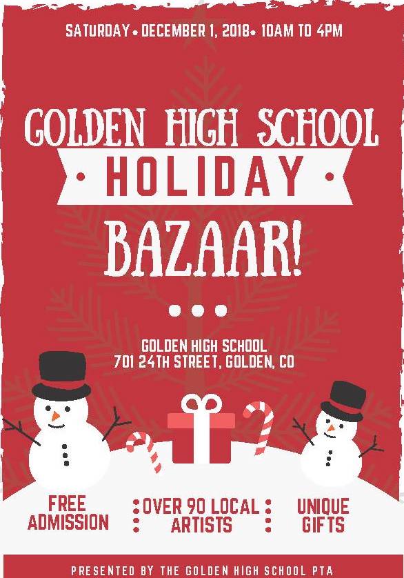 Golden High School Holiday Bazaar 2018