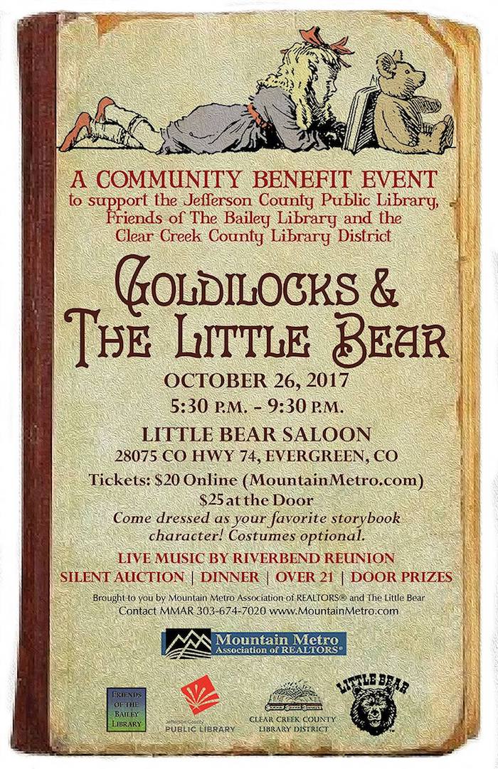 Goldlocks and the Little Bear MMAR Library Benefit