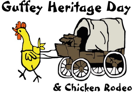 Guffey Heritage Day and Chicken Rodeo logo
