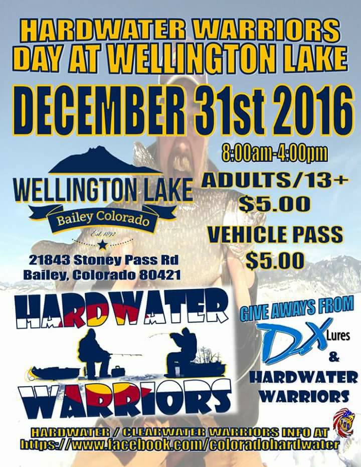 Hardwater Warriors Day Wellington Lake December 31 2016